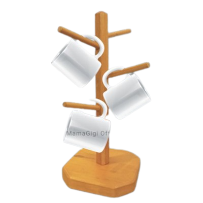 Gantungan Gelas Kayu