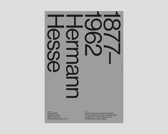 ヘルマン・ヘッセ ポスター