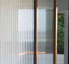 FLUTED REEDED MORU GLASS WINDOW STICKER