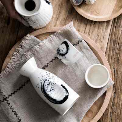 Premium sake bottle cup