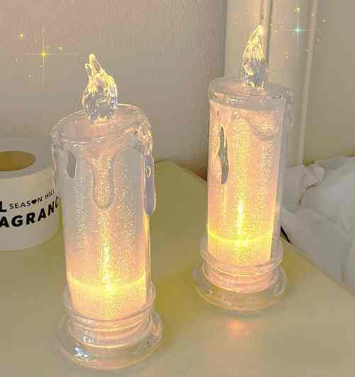 Light Glowing Candle
