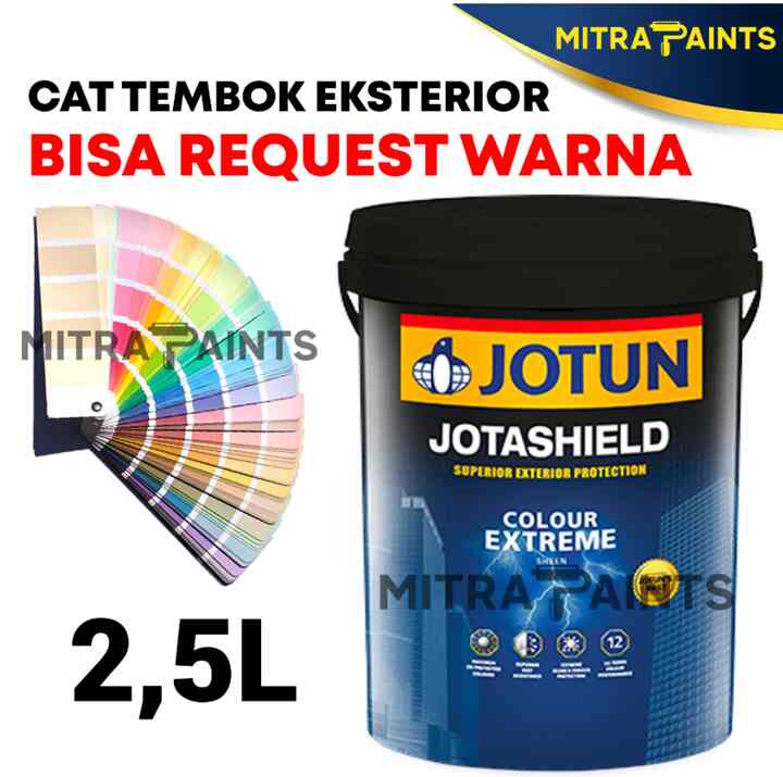 CAT TEMBOK EKSTERIOR JOTUN JOTASHIELD 2,5 LITER GALON