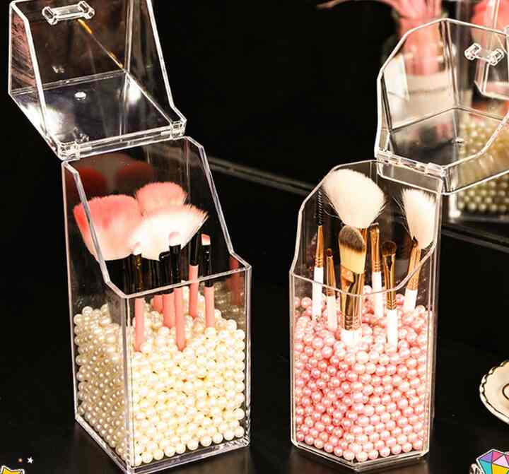 Make Up Acrylic Tempat Brush Organizer Cantik