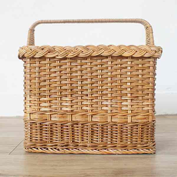 ラタンバスケット ロハス マガジンラック