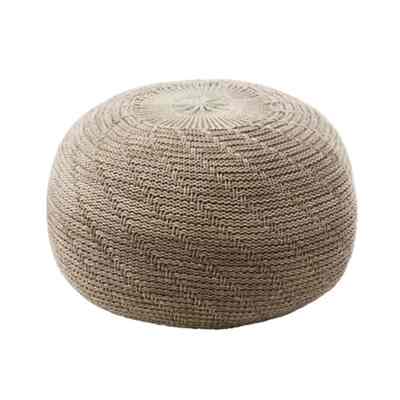 Sandared, Pouffe, beige, 45 cm