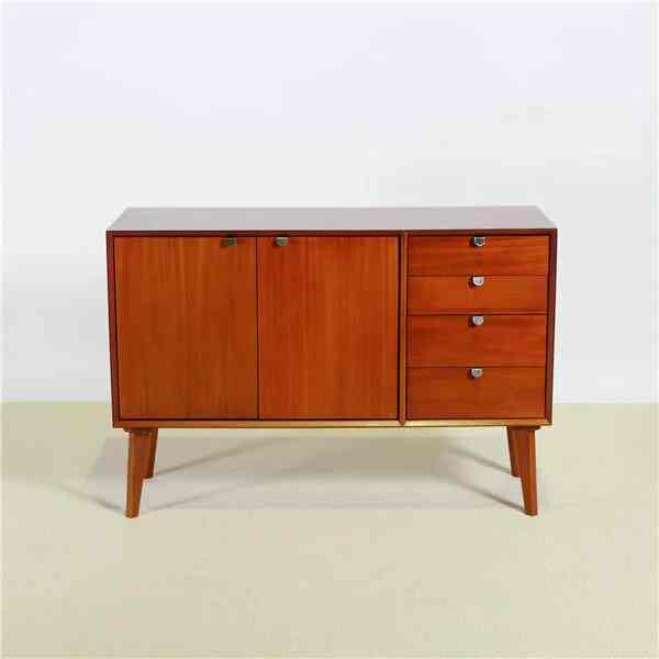 北欧ヴィンテージ調 リビングボード マホガニー