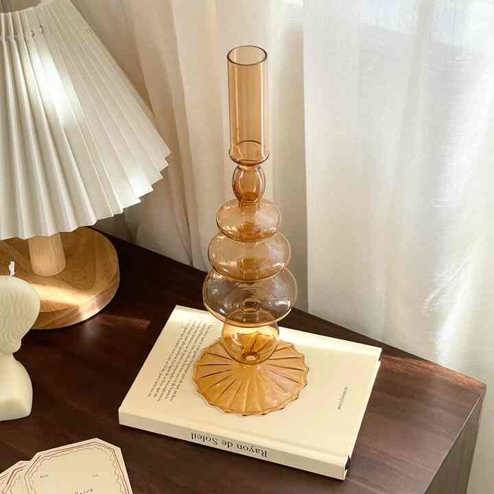 マーメイドキャンドルホルダー（ブラウン）