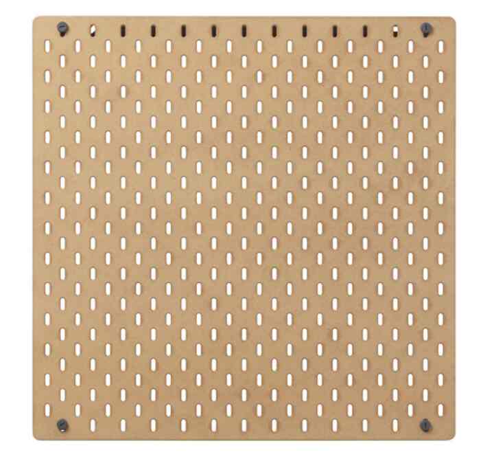 SKÅDIS, papan berlubang kayu 56 x 56