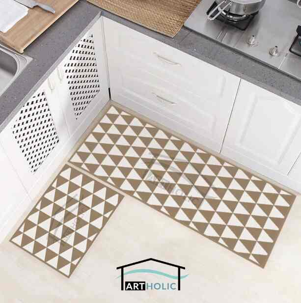 Kitchen Mat Tetra 2 Pcs Set (50x120 & 40x60)cm