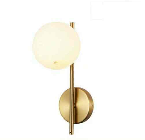 Lampu dinding gold brass