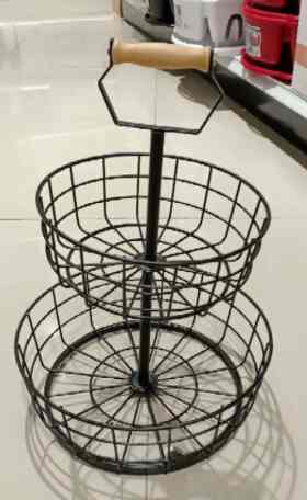 Keranjang buah tingkat 2