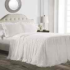 Ruffle Skirt Bedspread Set (Multiple Options)