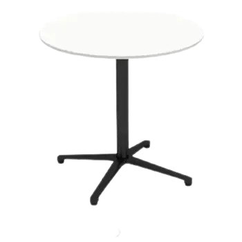 カフェテーブル 75cm 丸 アルミX脚 ブラック脚 