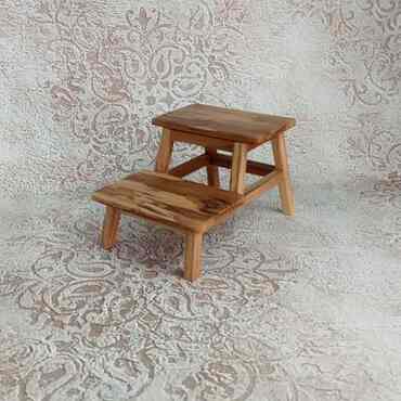 ambalan kayu mini display produk