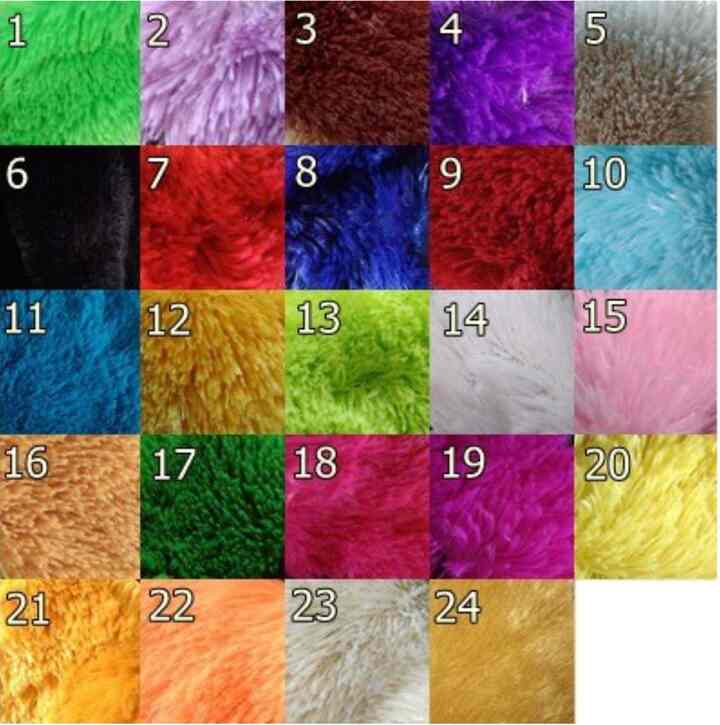 Karpet Bulat Bulu Rasfur Diameter 100cm