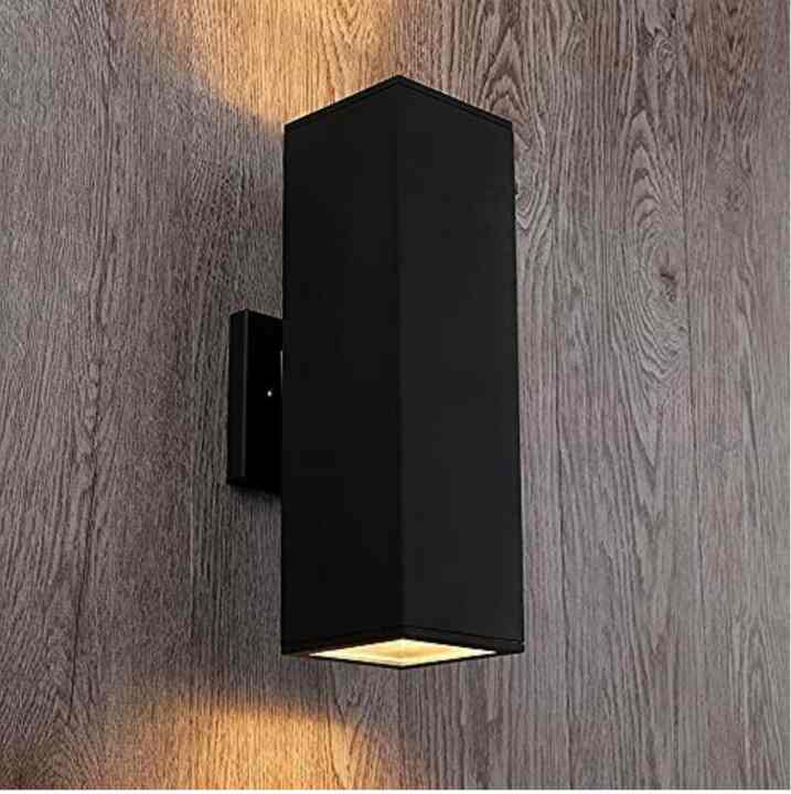 Lampu 2 Arah Kotak E27, Black