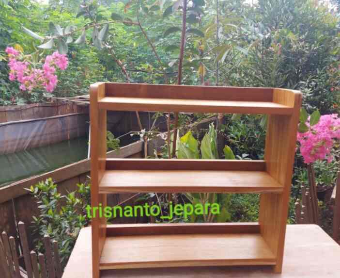 Rak Bumbu Kayu Jati
