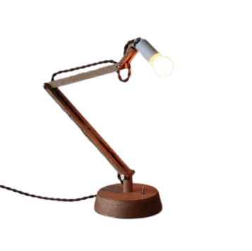 丸台座照明 江戸黒 AB