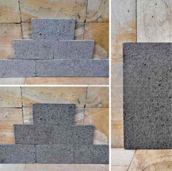 Batu Alam Andesit Bintik Bakar Rata