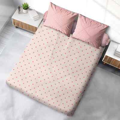Sprei Pink Polka 180x200
