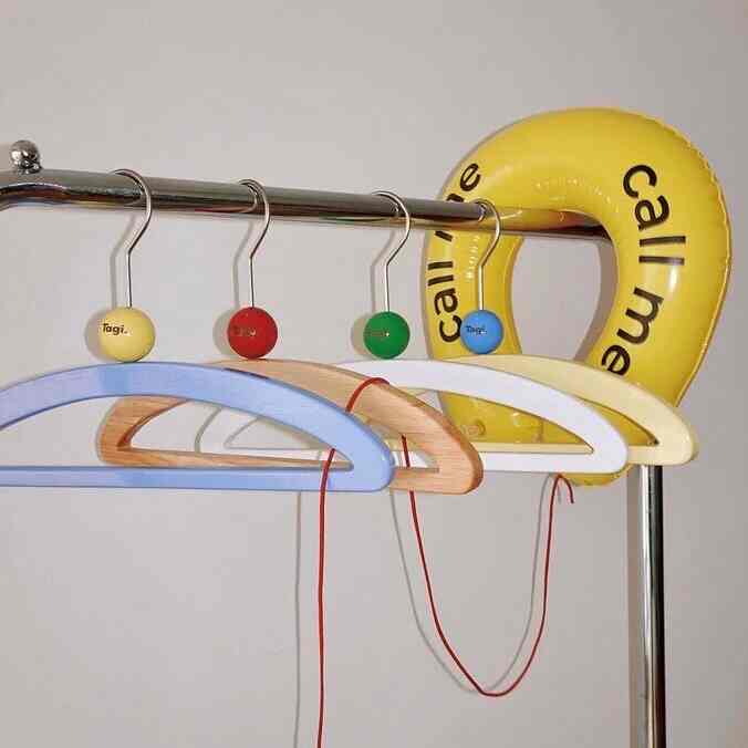 F45 colorful wood hangar