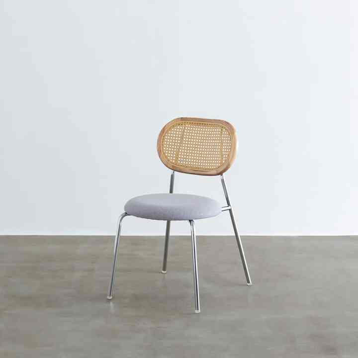 Retro - Modern　ラタン調 ダイニングチェア［2色］