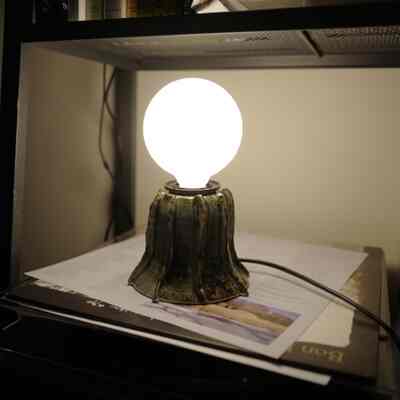 #1215 Table Lamp Blue