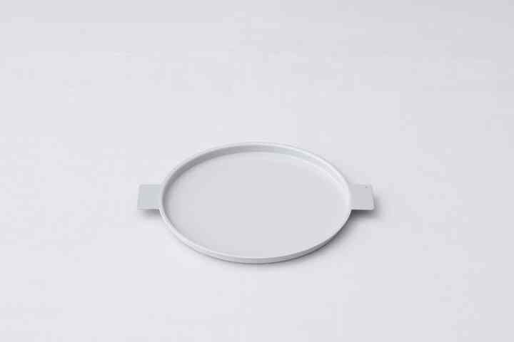 ‘Colored’ aluminum tray round L［3色］