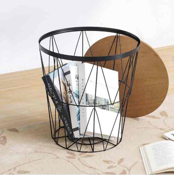 Topaz Meja Tamu Dengan Penyimpanan - Hitam