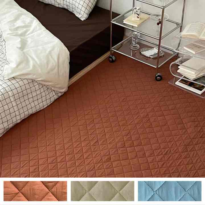 air rug ふわっと軽やかキルトラグ chic color