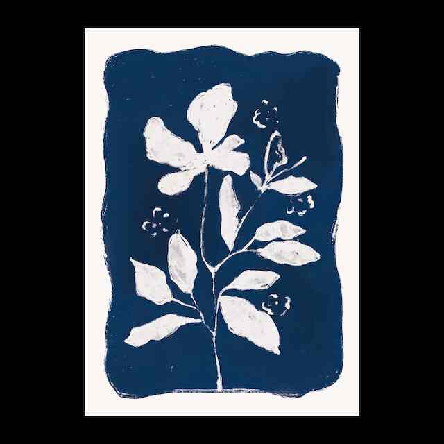 群青の花 / I110 / 北欧ポスター