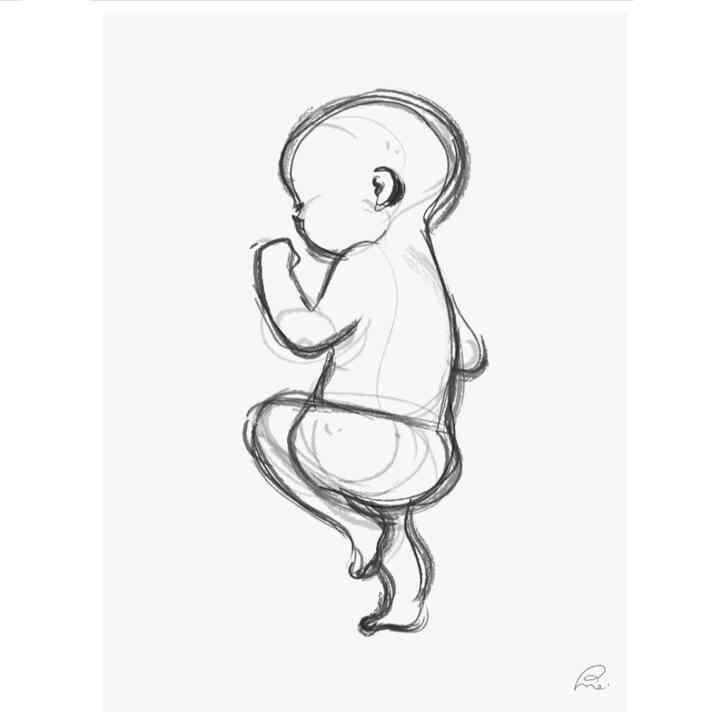 誕生アートポスター