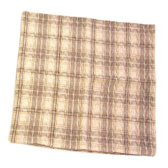 クッションカバー2枚セット ブラウンチェック