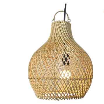 Lampu Gantung Rotan - 25cm