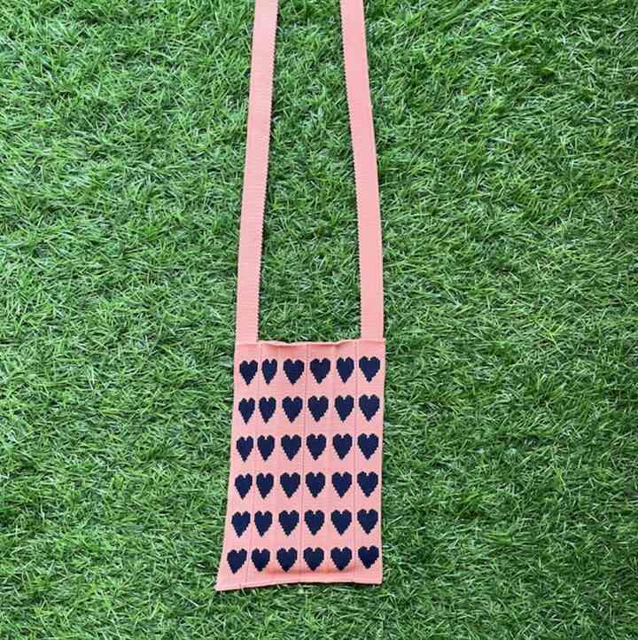 Me-Knitty / Heart / Coral