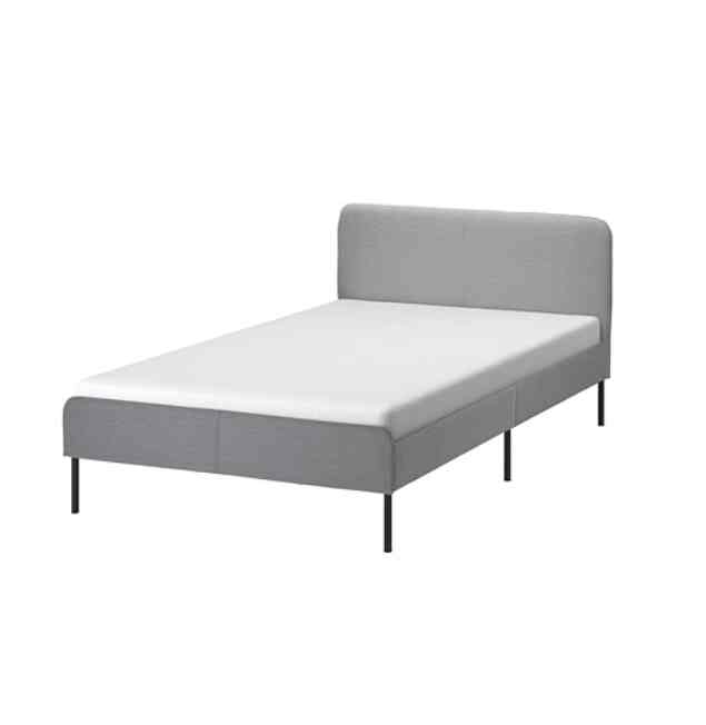 SLATTUM スラットゥム ファブリックベッドフレーム