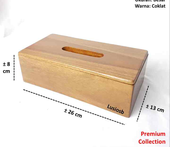 Wooden Tissue Box