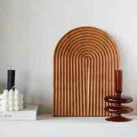 ウッドトレイ Rainbow カフェトレイ 木製プレート