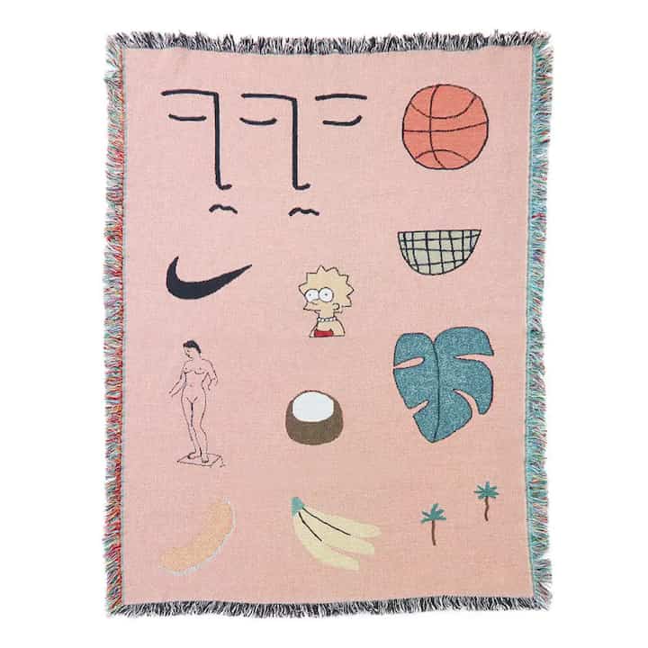 Mini Blanket "WWA" ミニサイズ ブランケット
