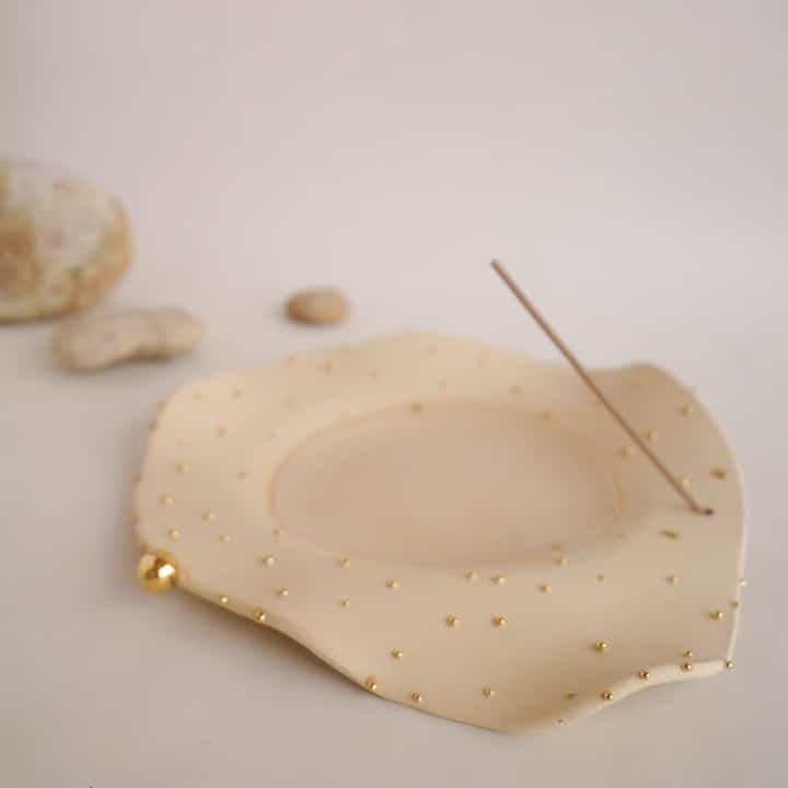 Multi Plate ( gold particle ) ジュエリートレイ