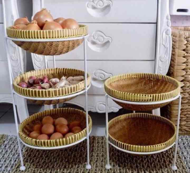 RAK BAWANG SUSUN TANPA ANYAMAN