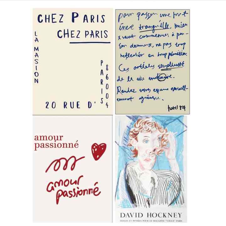 French Aesthetic Wall Poster