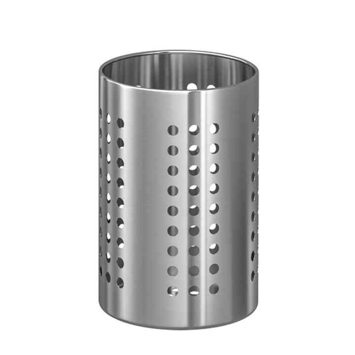 ORDNING, Tempat peralatan makan, baja tahan karat, 18 cm