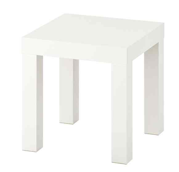 LACK, Meja samping, putih, 35x35 cm