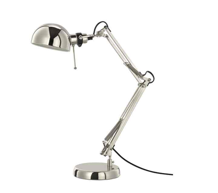 FORSÅ, Lampu kerja, dilapisi nikel