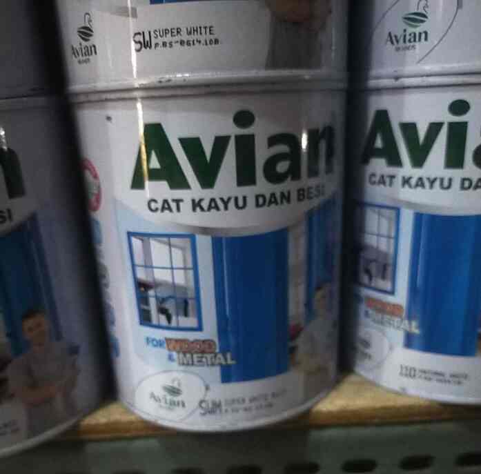 Cat Kayu dan Besi Hitam Doff