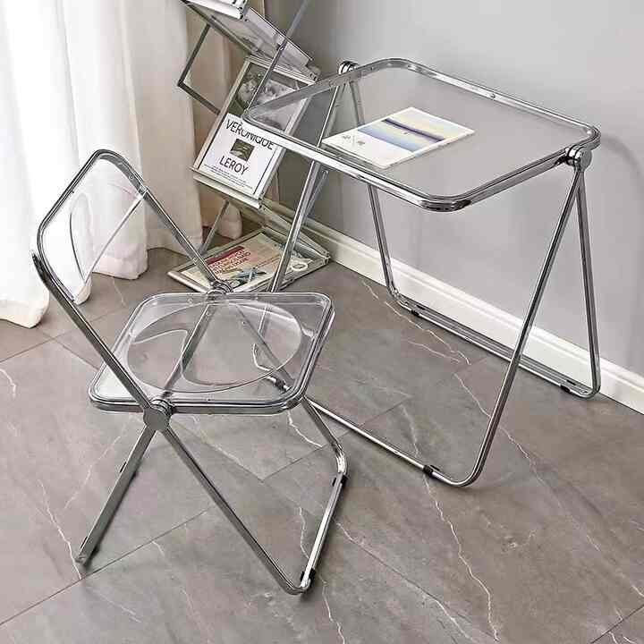 Kursi & Meja Lipat Transparan