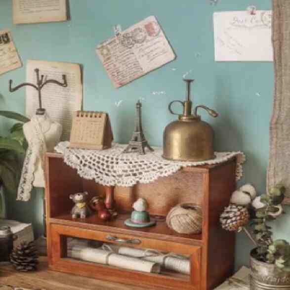 MIJO Retro Vintage Rack / Lemari Aesthetic Korea