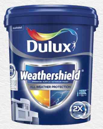 Cat Tembok Dulux Wathershield Yellow Bird 45387 - 2.5 Liter