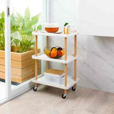 Harlyn Troli Dapur Putih